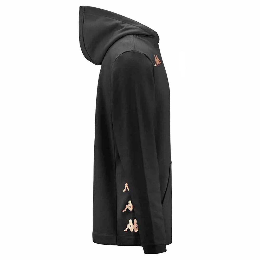 Sweat Noir Homme Kappa Giordi vue 2