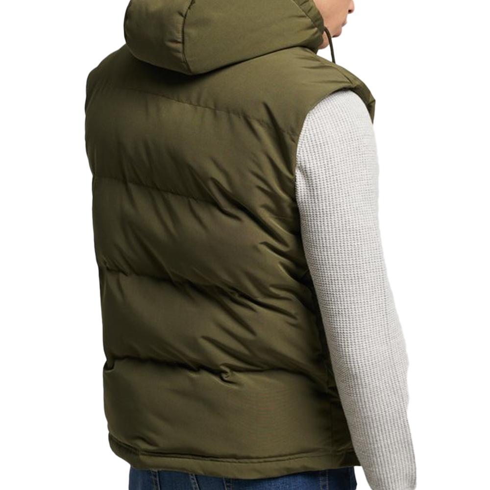 Doudoune sans manche Kaki Homme Superdry Hooded Everest vue 2