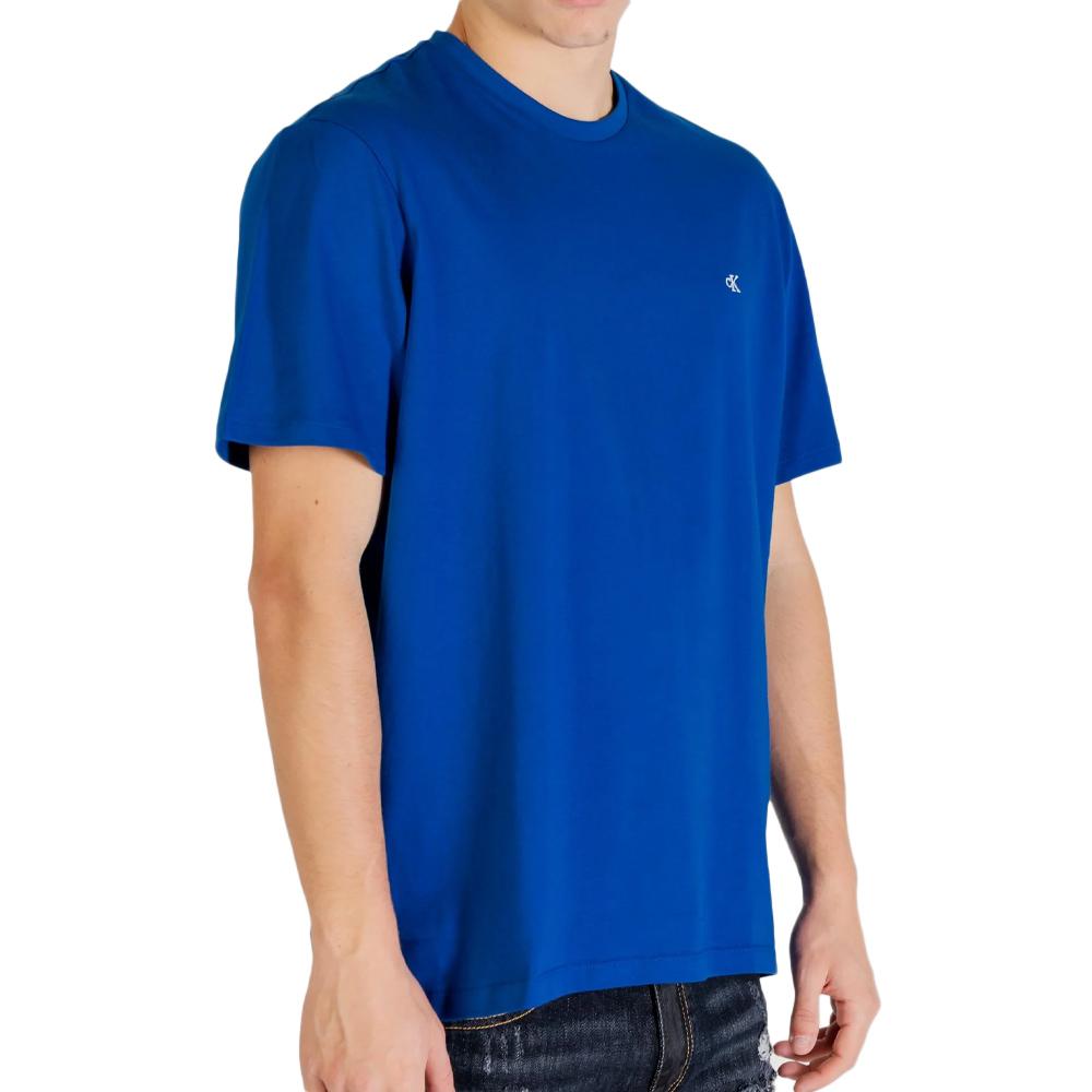 T-Shirt Bleu Electrique Homme Calvin Klein Jeans Classic pas cher
