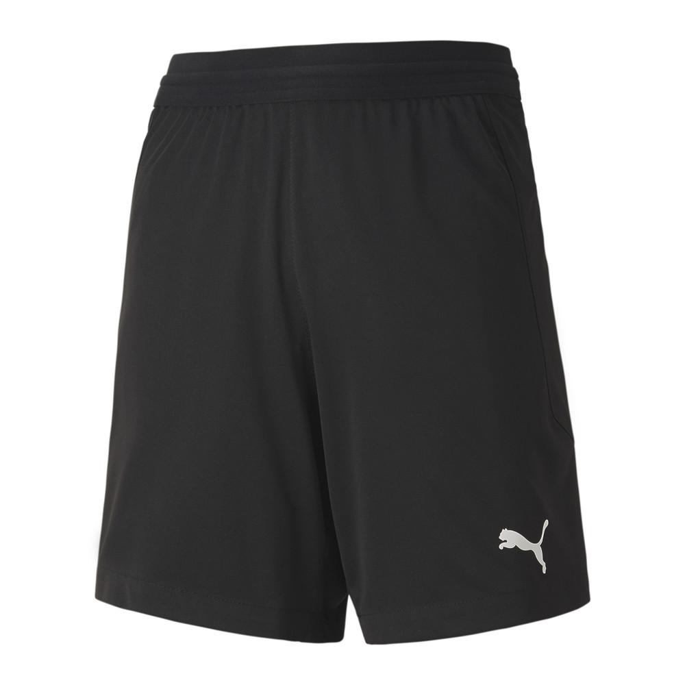 Short de foot Noir Enfant Puma Teamfinal 21 pas cher