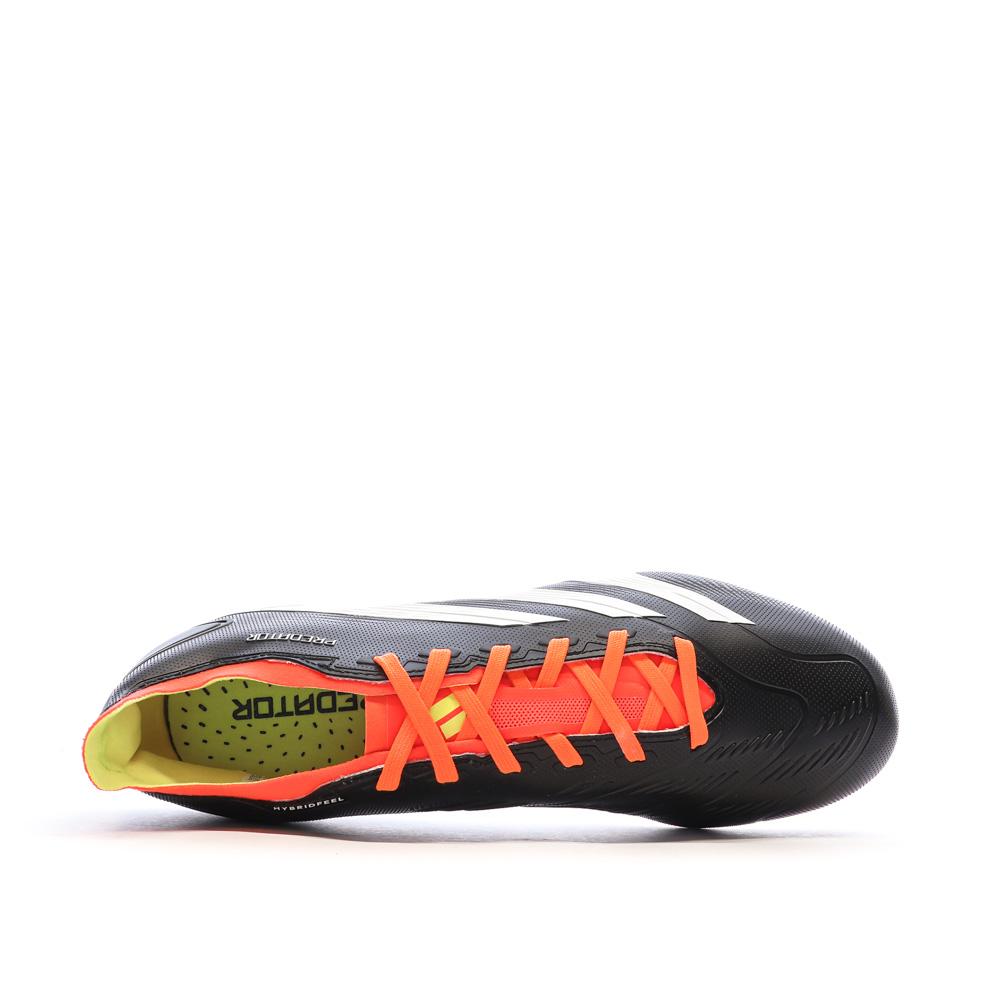 Chaussures de Foot Noires Homme Adidas Predator League FG vue 4