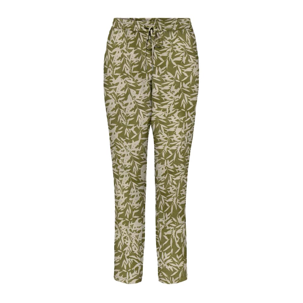 Pantalon Vert à Motifs Femme Only Nova pas cher