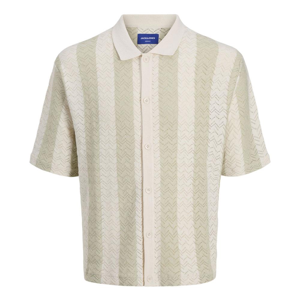 Chemise Beige/Verte Homme Jack & Jones Ortyler pas cher