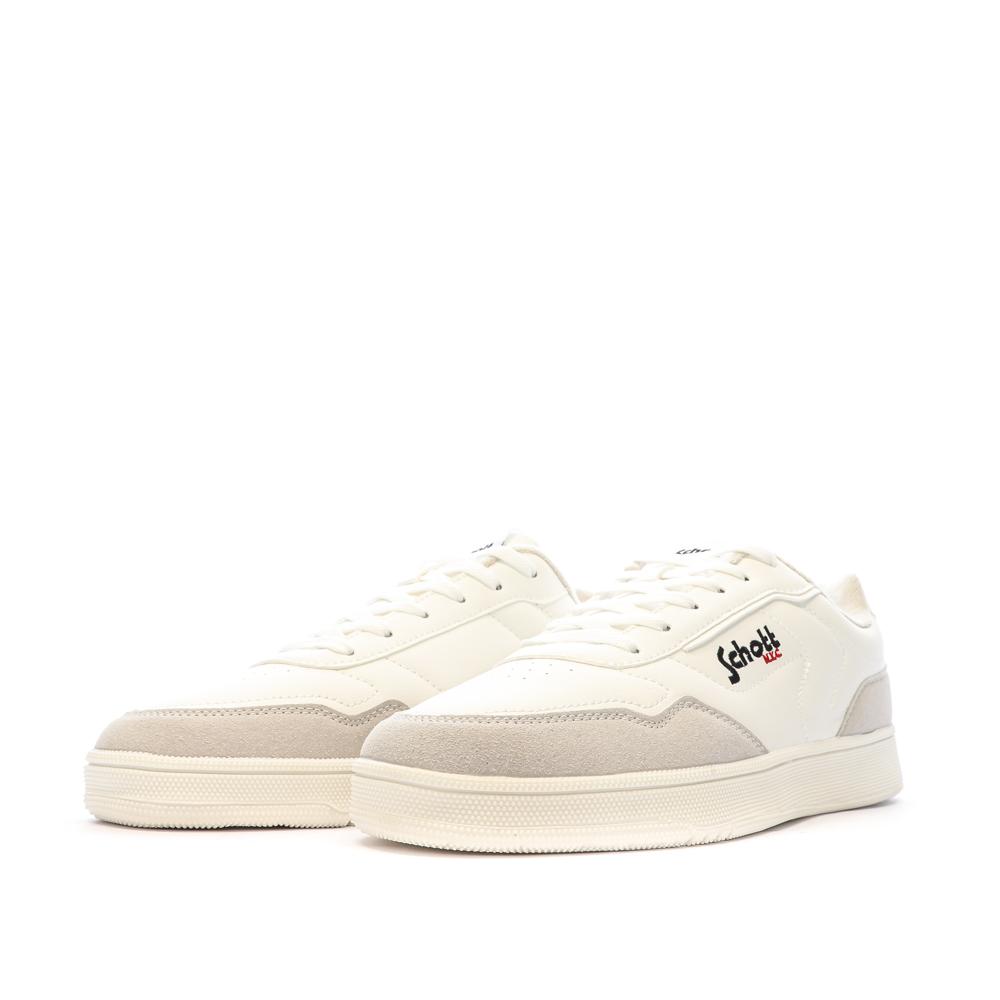 Baskets Blanc Homme Schott Titan vue 6