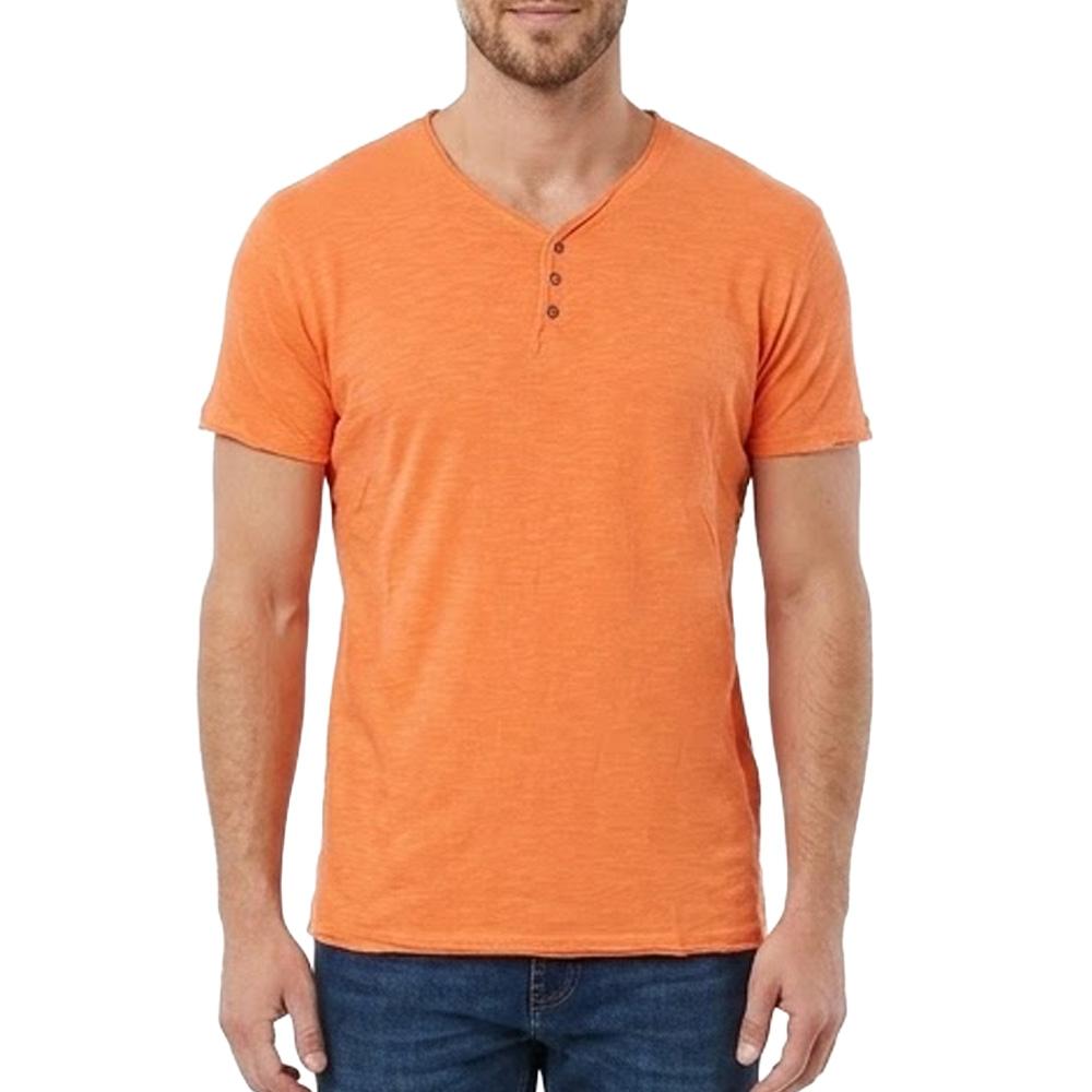 T-shirt Orange Homme Paname Brothers TAZIO pas cher