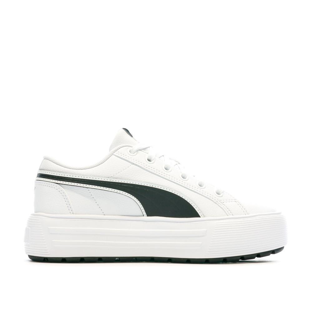 Baskets Blanc/Noir Plateforme Femme Puma Kaia 2.0 vue 2