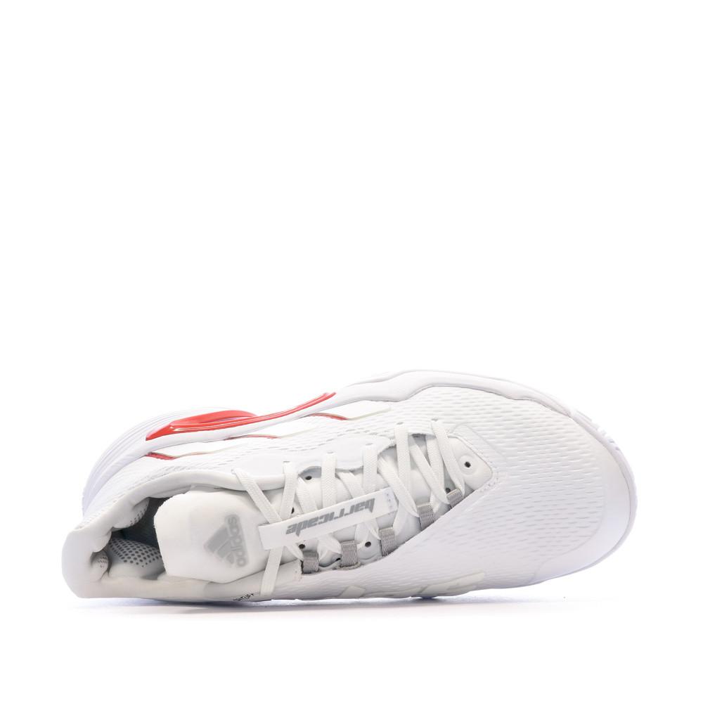 Chaussures de Tennis Blanche Femme Adidas Barricade vue 4