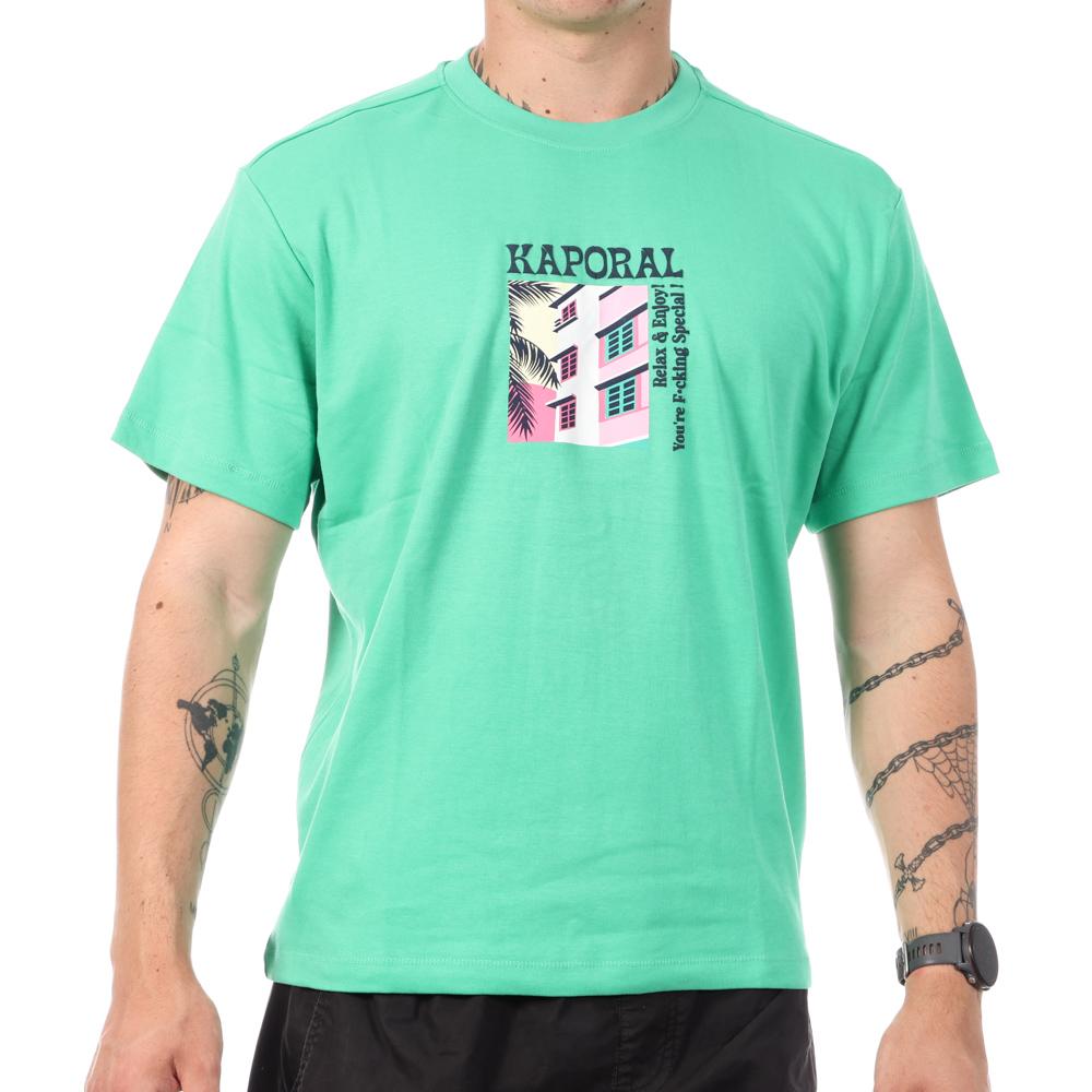 T-Shirt Vert Homme Kaporal TYSONE pas cher