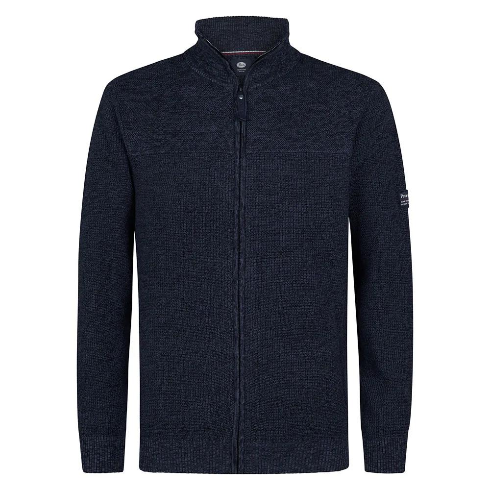 Sweat Zippé Marine Homme Petrol Industries Collar pas cher