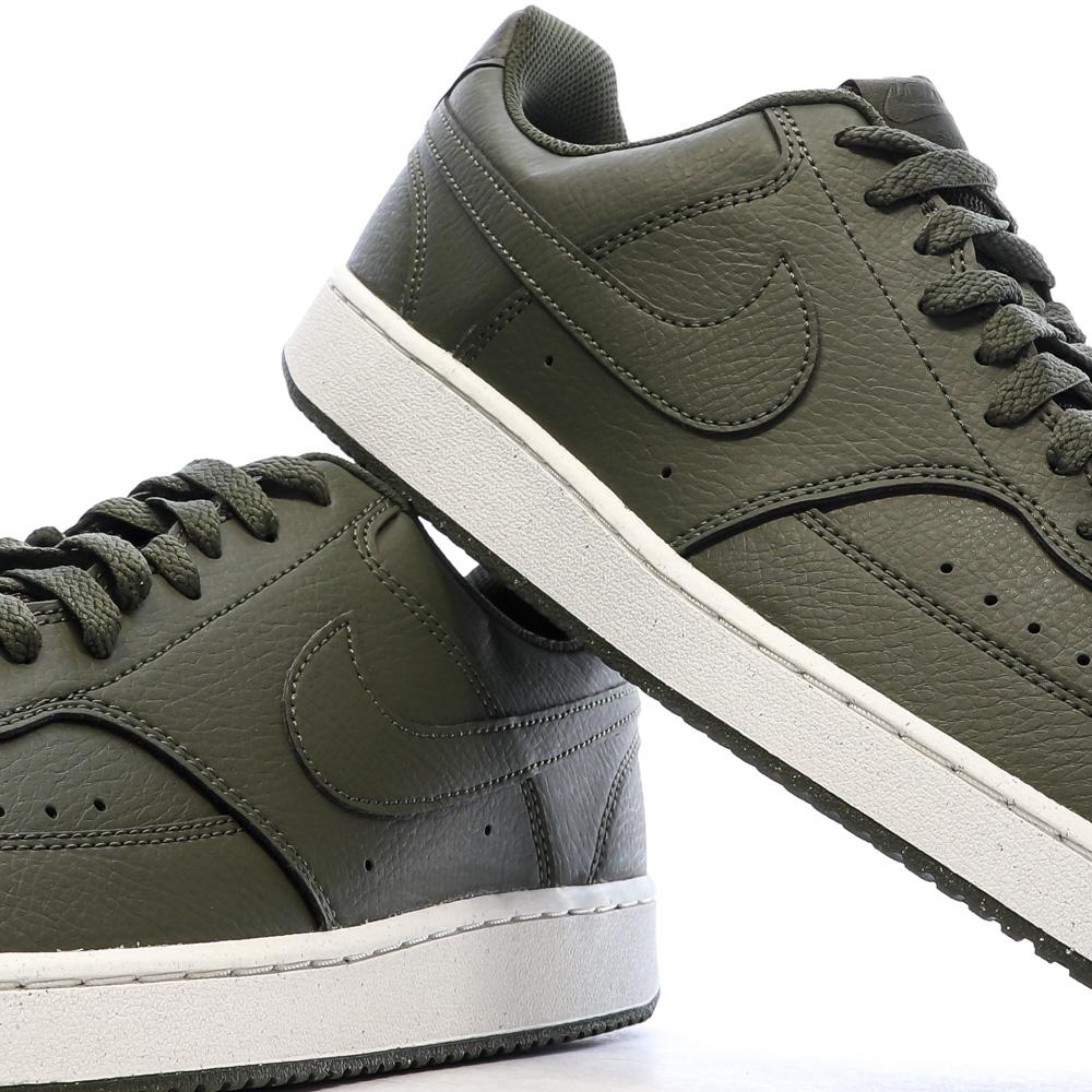 Baskets Kaki Homme Nike Court Vision Lo vue 7