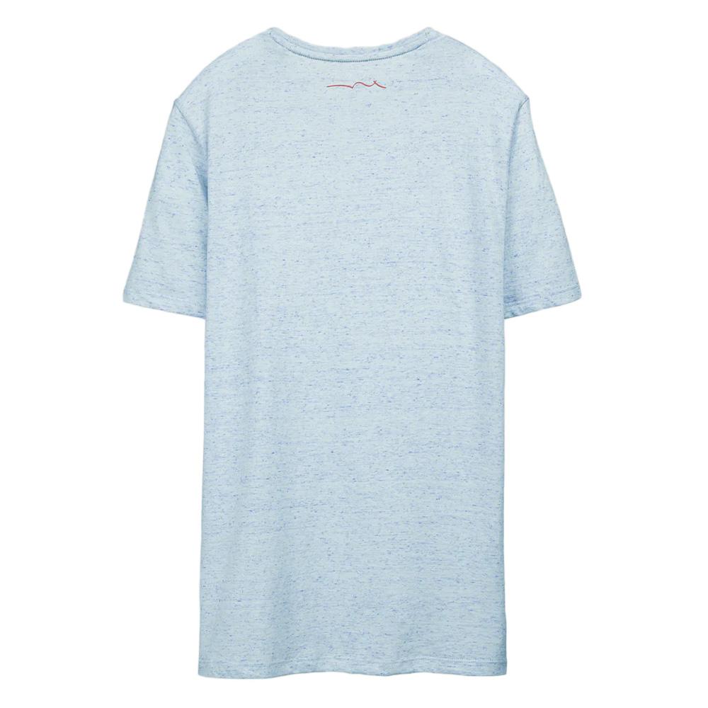 T-shirt Bleu Chiné Homme Teddy Smith Chine vue 2