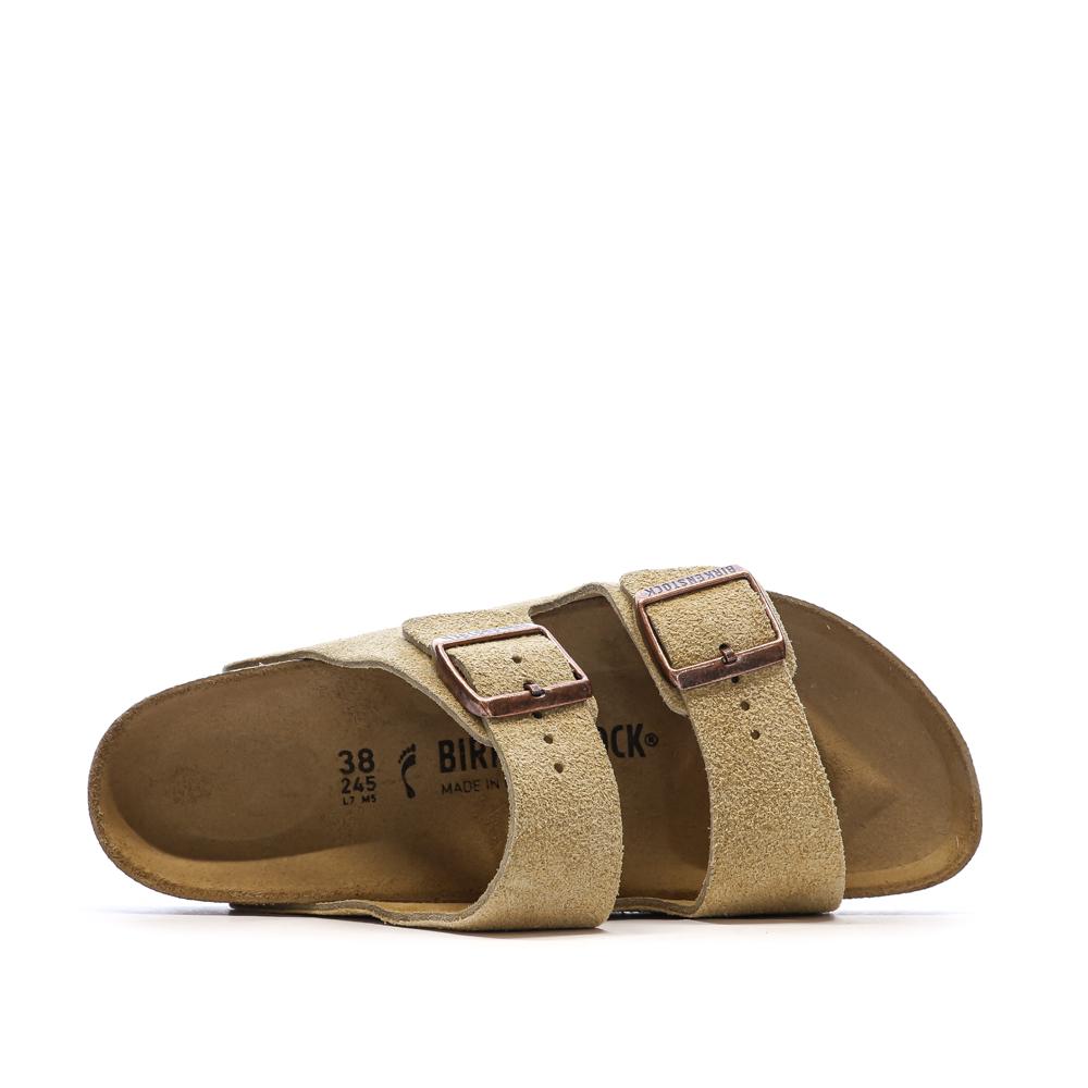 Sandales Latte crème Mixte Birkenstock Arizona vue 4