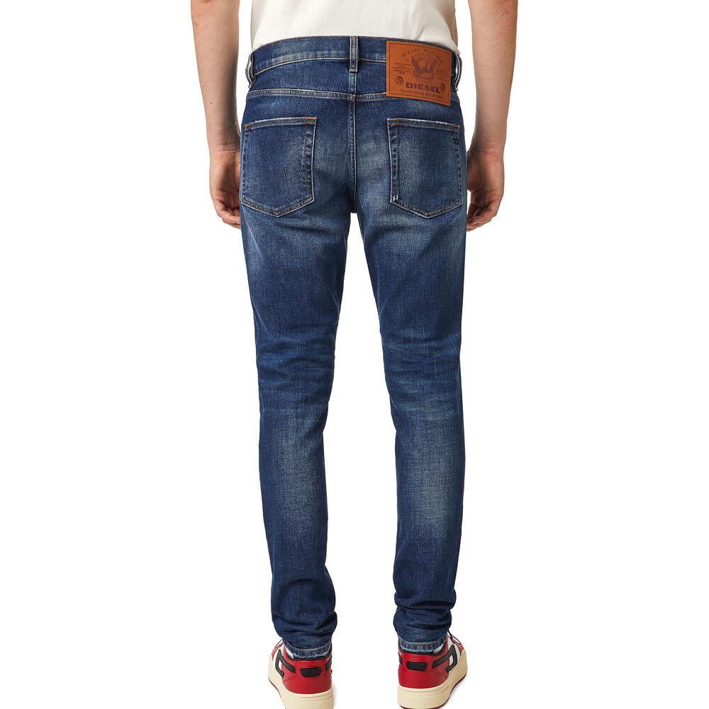 Jean Slim Bleu Brut Homme Diesel Strukt vue 2