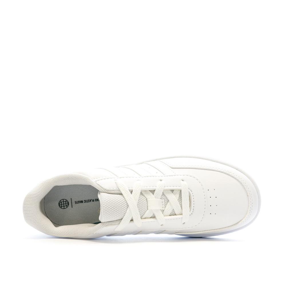 Baskets Blanc Garçon Adidas Breaknet 2.0 vue 4