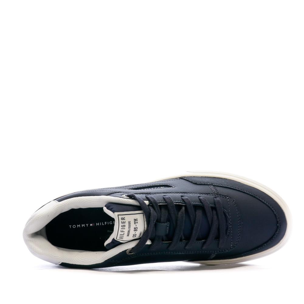 Baskets Bleu Homme Tommy Hilfiger With Laces vue 4