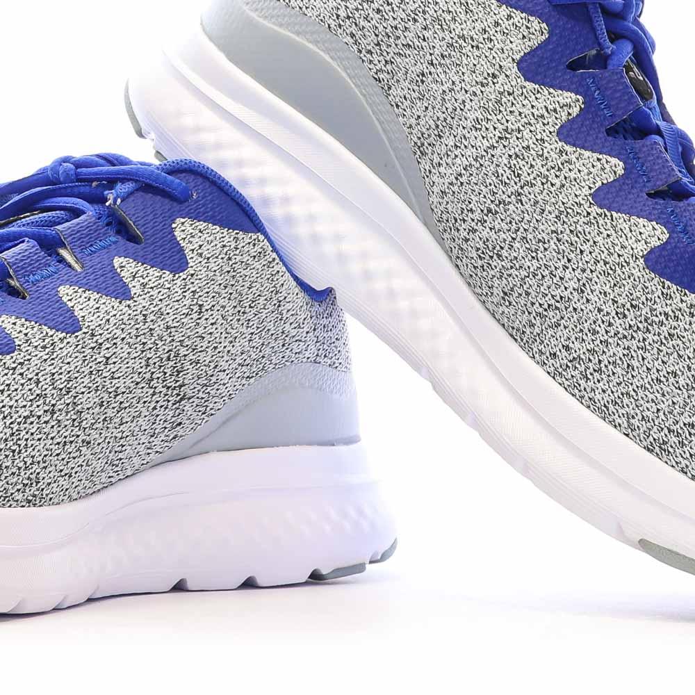Chaussures de running Grises/Bleu Homme Under Armour Charged Impulse vue 7