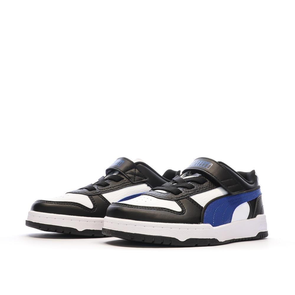 Baskets Noires/Bleu/Blanches Garçon Puma Rbd Game Low vue 6