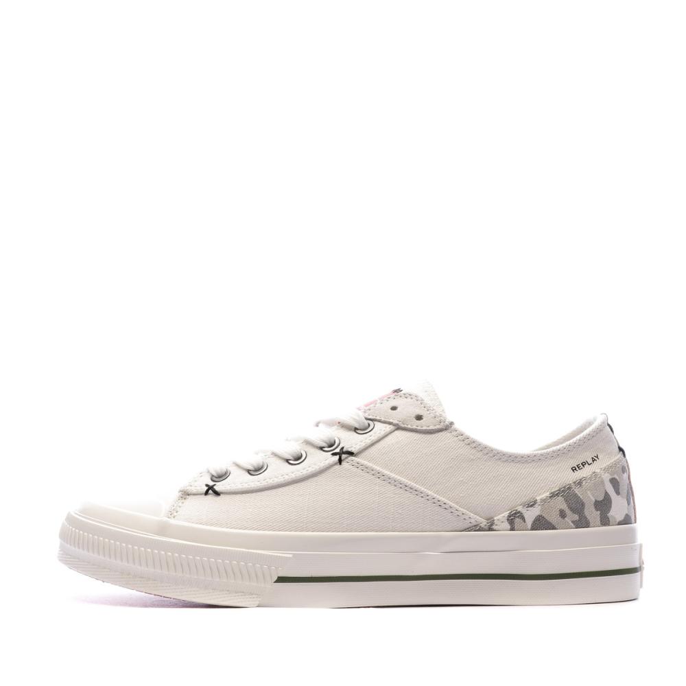 Baskets Blanches Homme Replay Snap pas cher