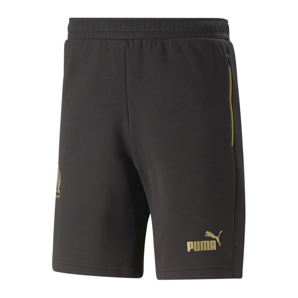 OM Short foot Noir Homme Puma 2023/24 767305 pas cher