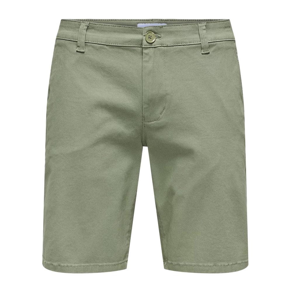 Short Chino Kaki Homme ONLY & SONS 22018237 vue 3
