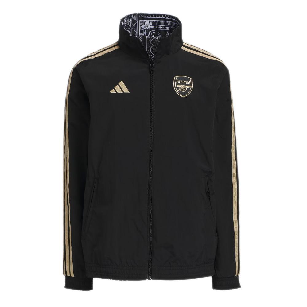 Arsenal Men's Black Adidas Wright Anthem Jacket affordable