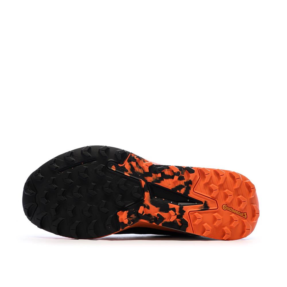 Chaussures de Trail Noir/Orange Homme Adidas Terrex Agravic vue 5