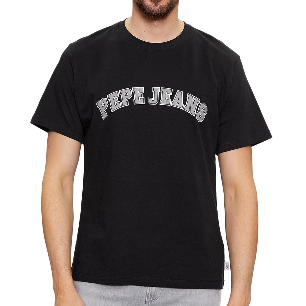 T-shirt Noir Homme Pepe jeans Clement pas cher