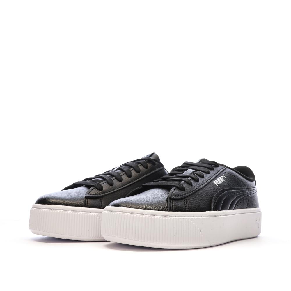 Baskets Noires Femme Puma Vikky vue 6