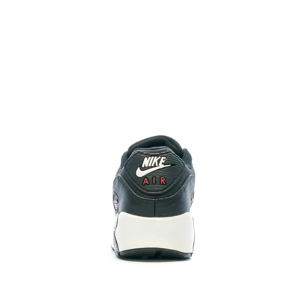 Baskets Noires Femme Nike Air Max 90 Gs vue 3