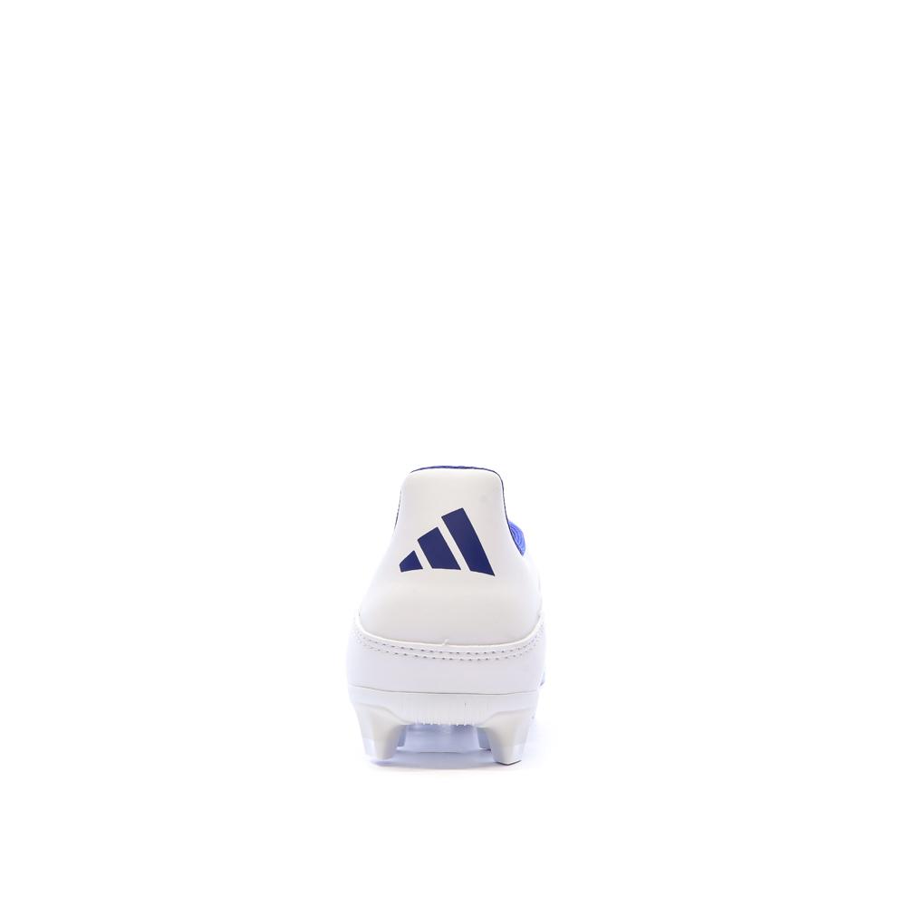 Chaussures de football Blanches/Bleu Homme Adidas F50 vue 3
