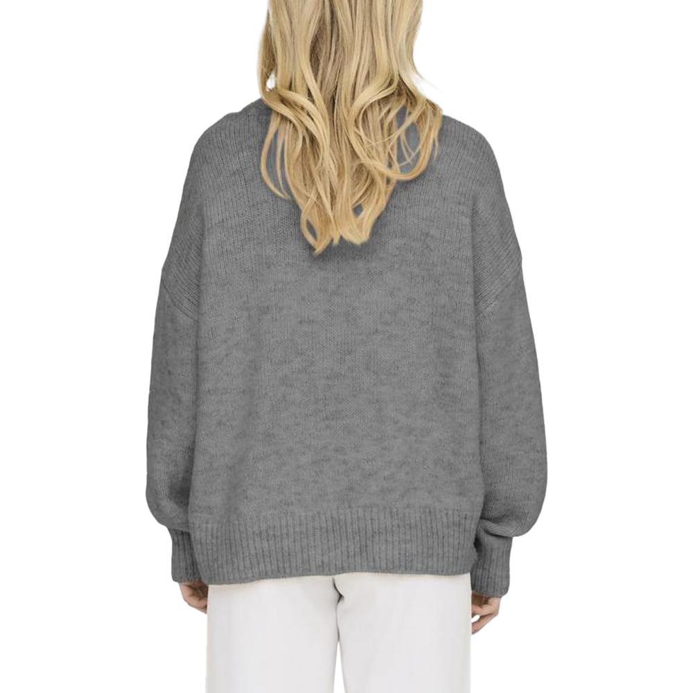 Pull Gris Femme Only Gro vue 2