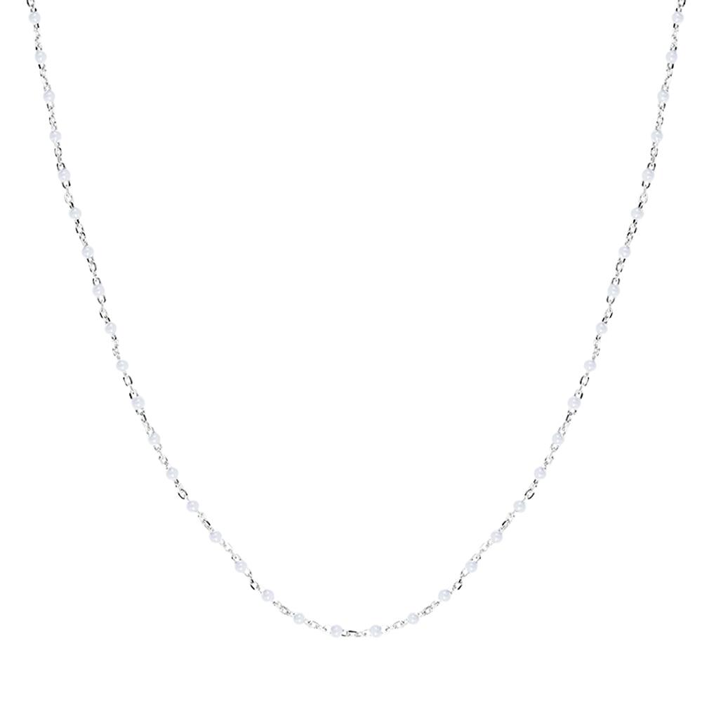 Collier Blanc Femme Clio Blue Mimi Argent vue 3