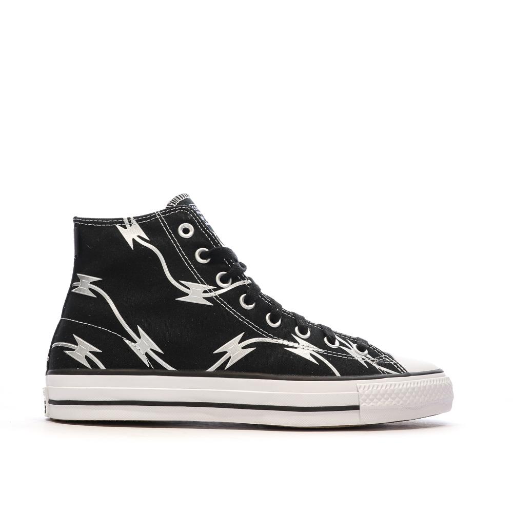 Baskets Noires Homme Converse Chuck Taylor All Star Pro A04372C vue 2