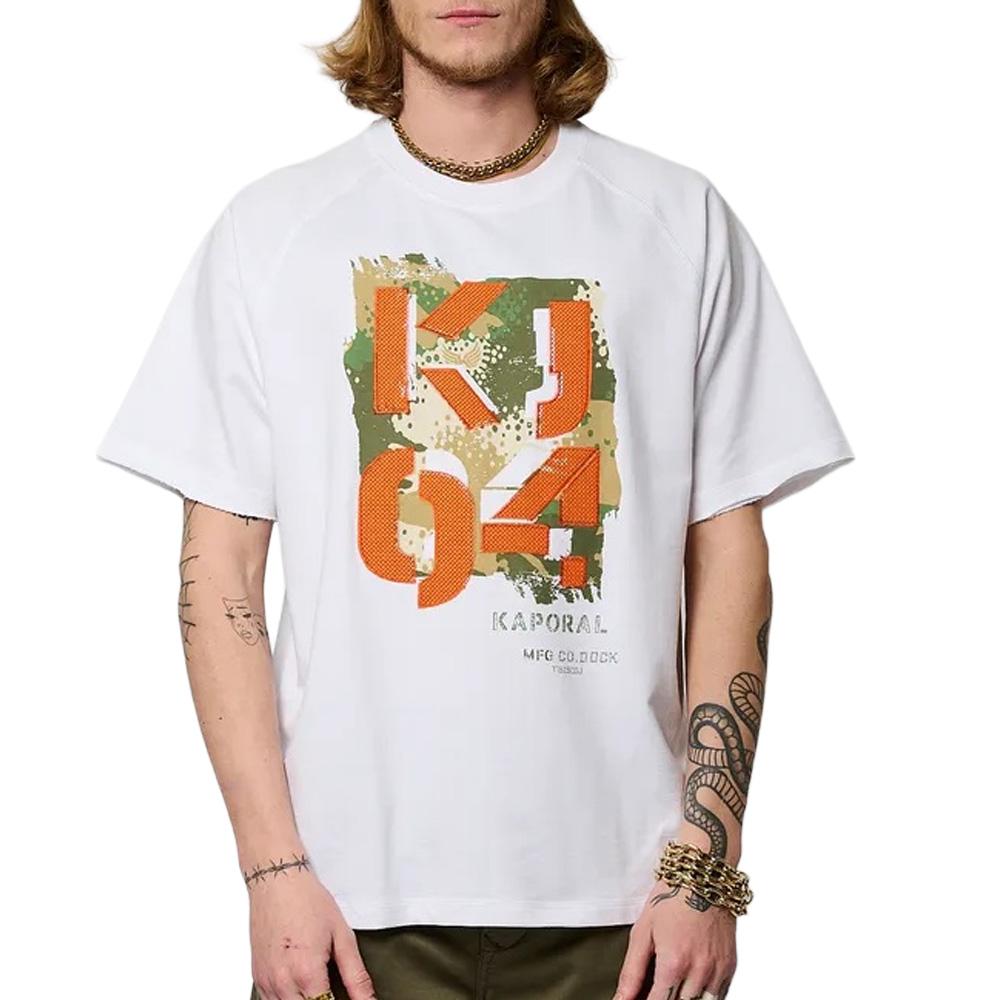 T-Shirt Blanc Homme Kaporal JOCK pas cher