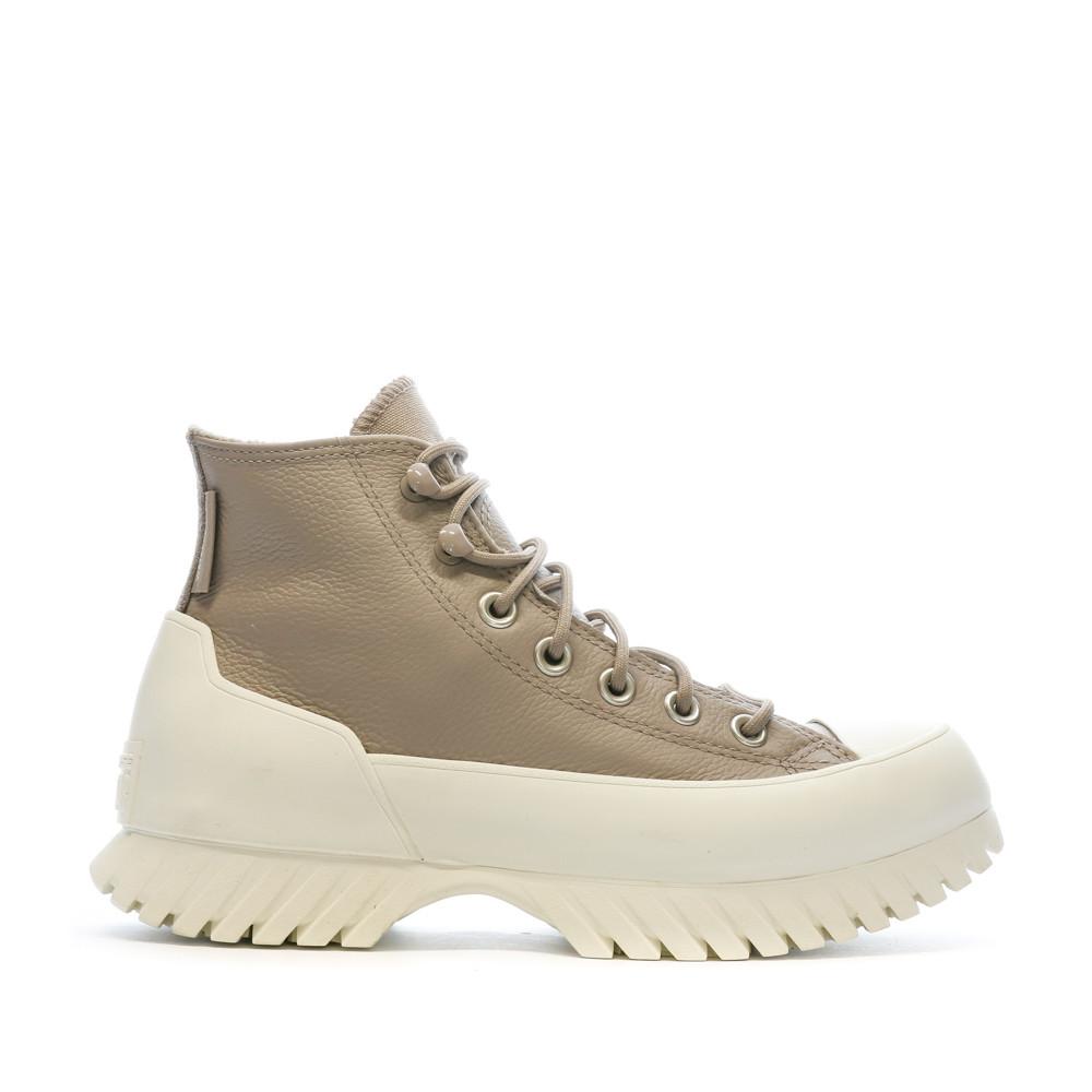 Baskets Taupe Femme Converse Winter vue 2
