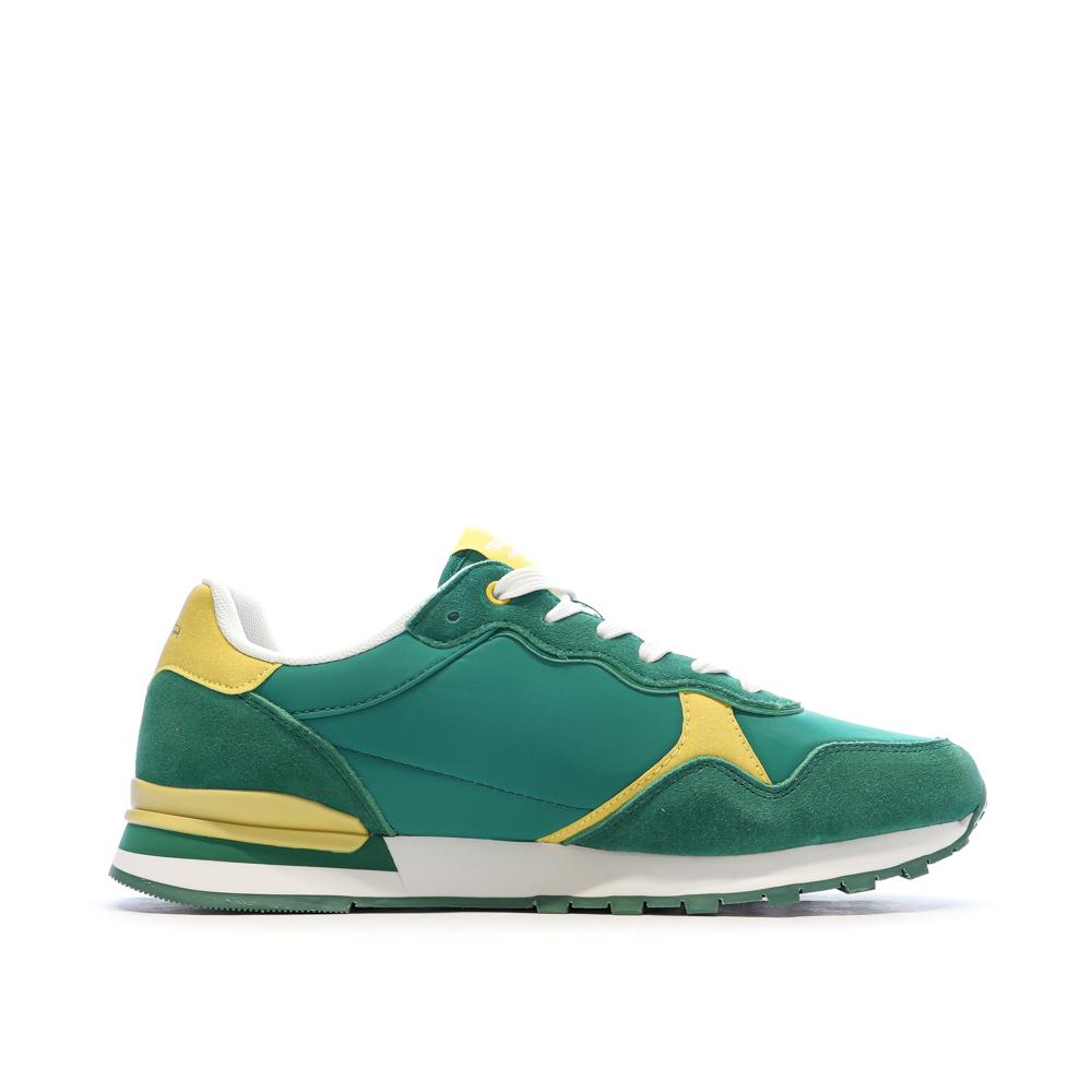 Baskets Vert/Jaune Femme Teddy Smith 120549 vue 2