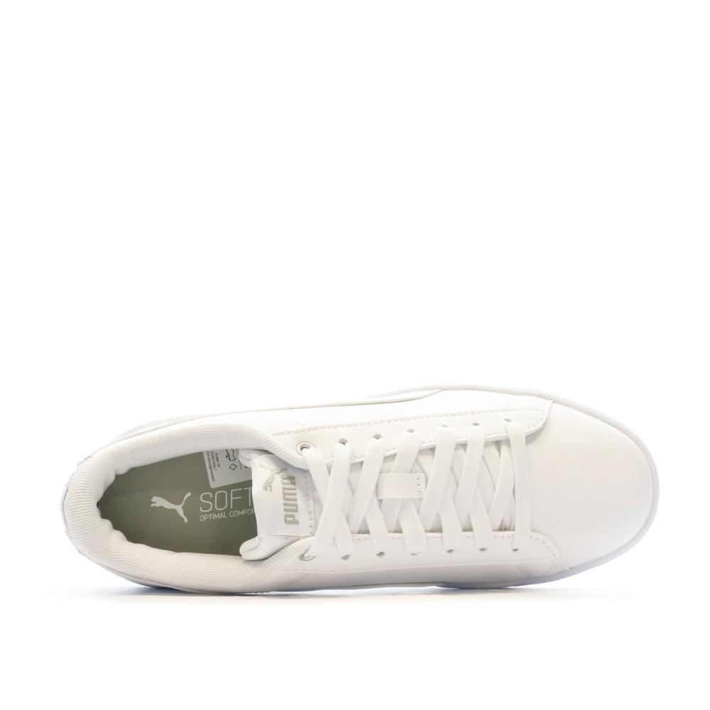 Baskets Blanches Femme Puma Vikky V3 vue 4