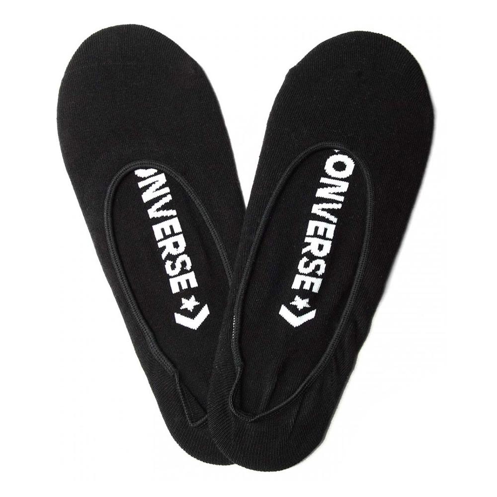 2x Paires de Chaussettes Noires Homme Converse S7014117 pas cher