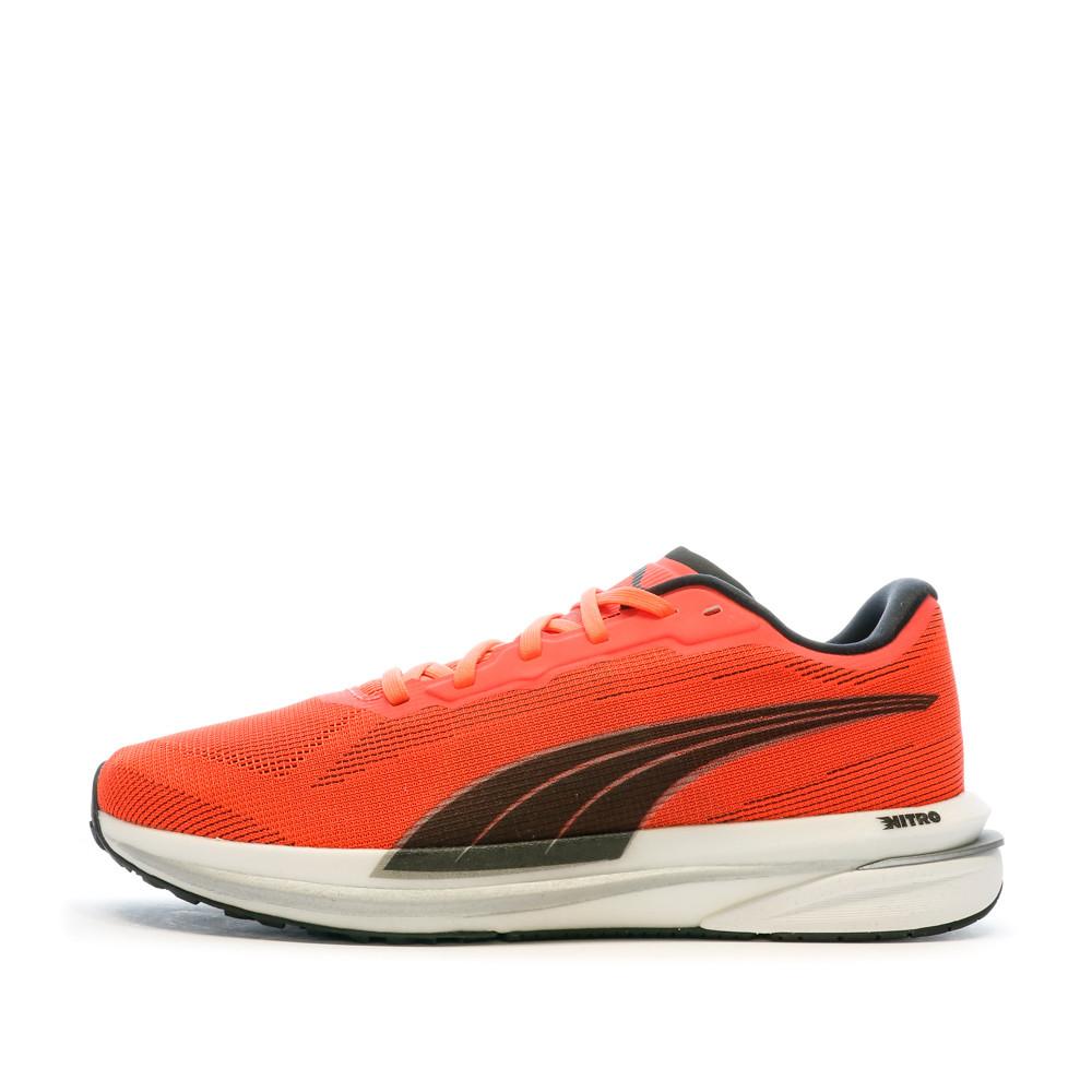 Chaussures de Running Orange Homme Puma Velocity Nitro pas cher