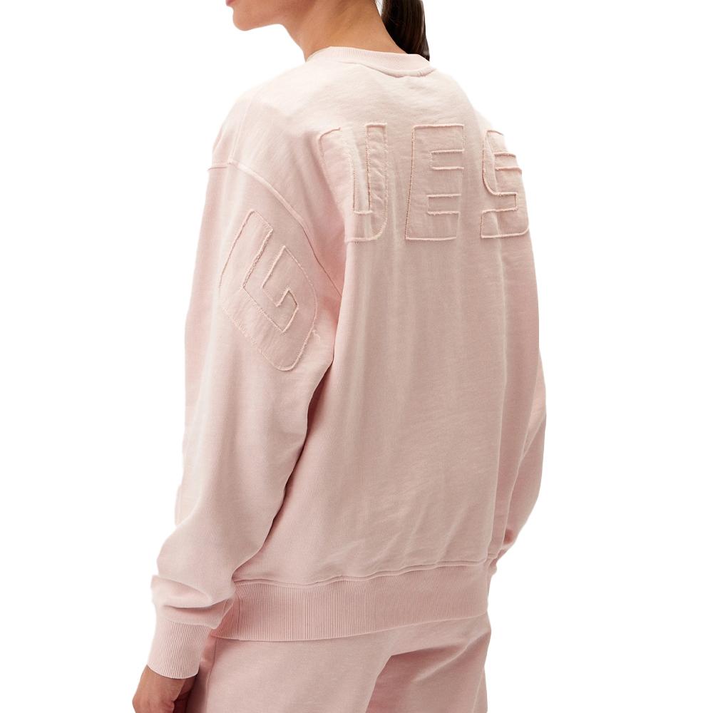 Sweat Rose Femme Guess Rgine vue 2