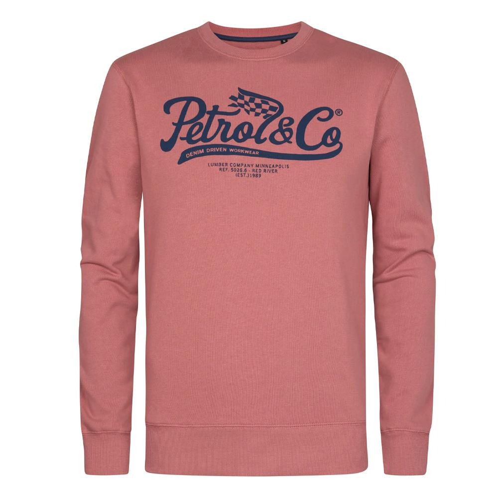 Sweat Rose Homme Petrol Industries Neck pas cher
