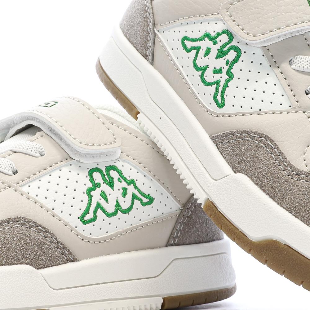 Baskets Blanches/Grises/Vertes Garçon Kappa Manis vue 7