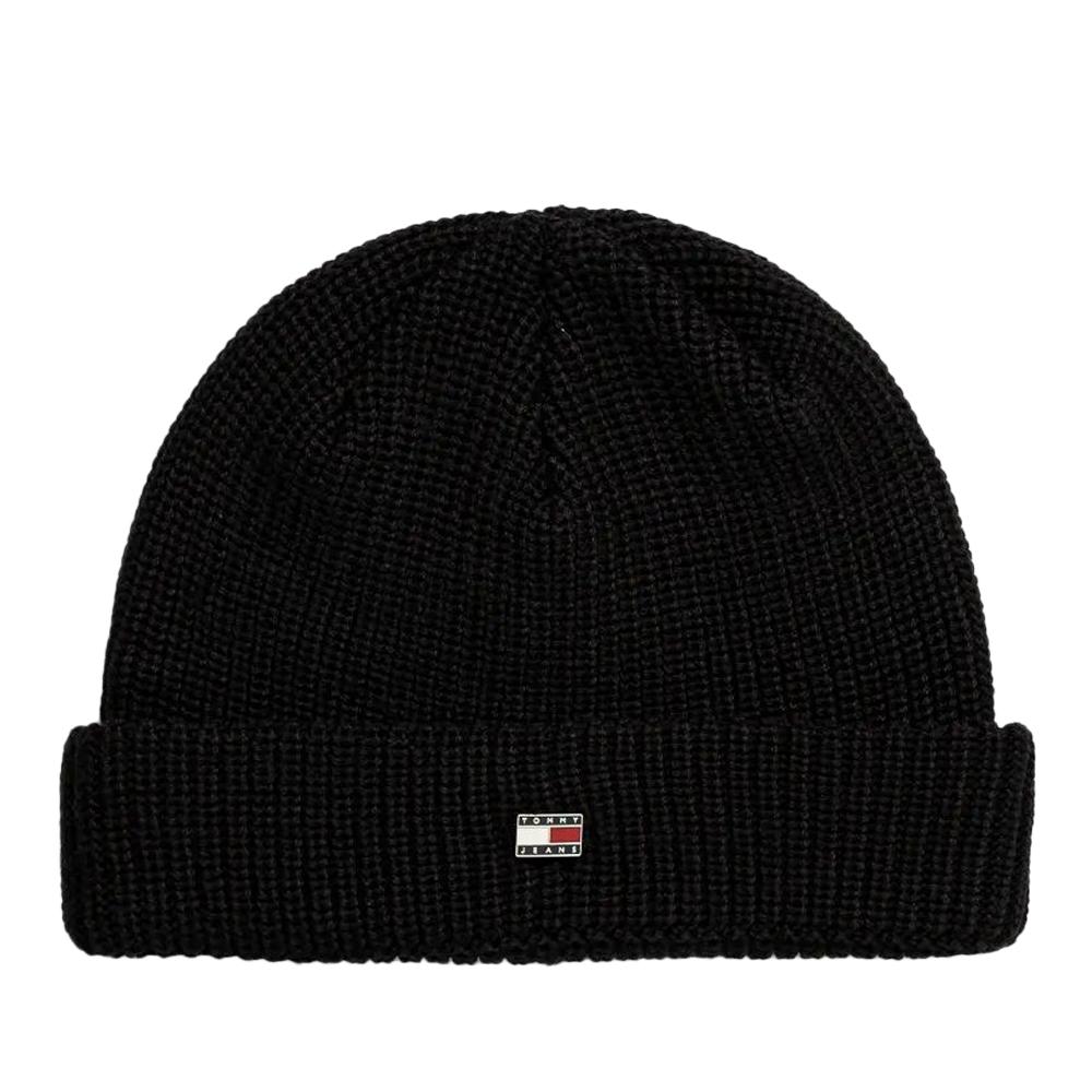 Bonnet Noir Homme Tommy Hilfiger Heritage pas cher