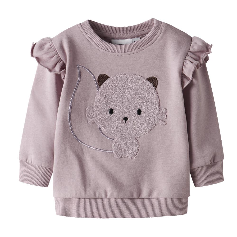 Sweat Violet Fille Name it Sound pas cher