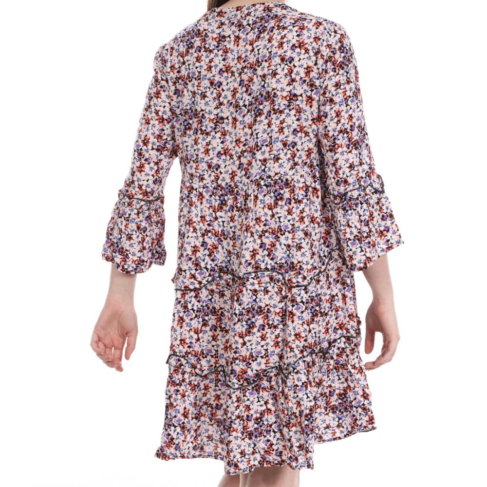 Robe Rose à fleurs Femme Vero Moda Easy vue 2