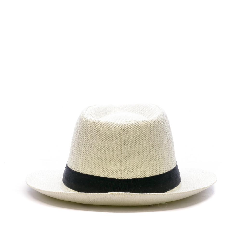 Chapeau Écru Femme Emeraude Borsalino vue 2