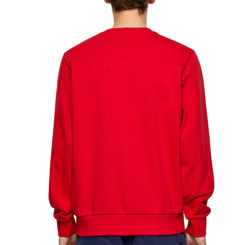 Sweat Rouge Homme Diesel S-Girk vue 2