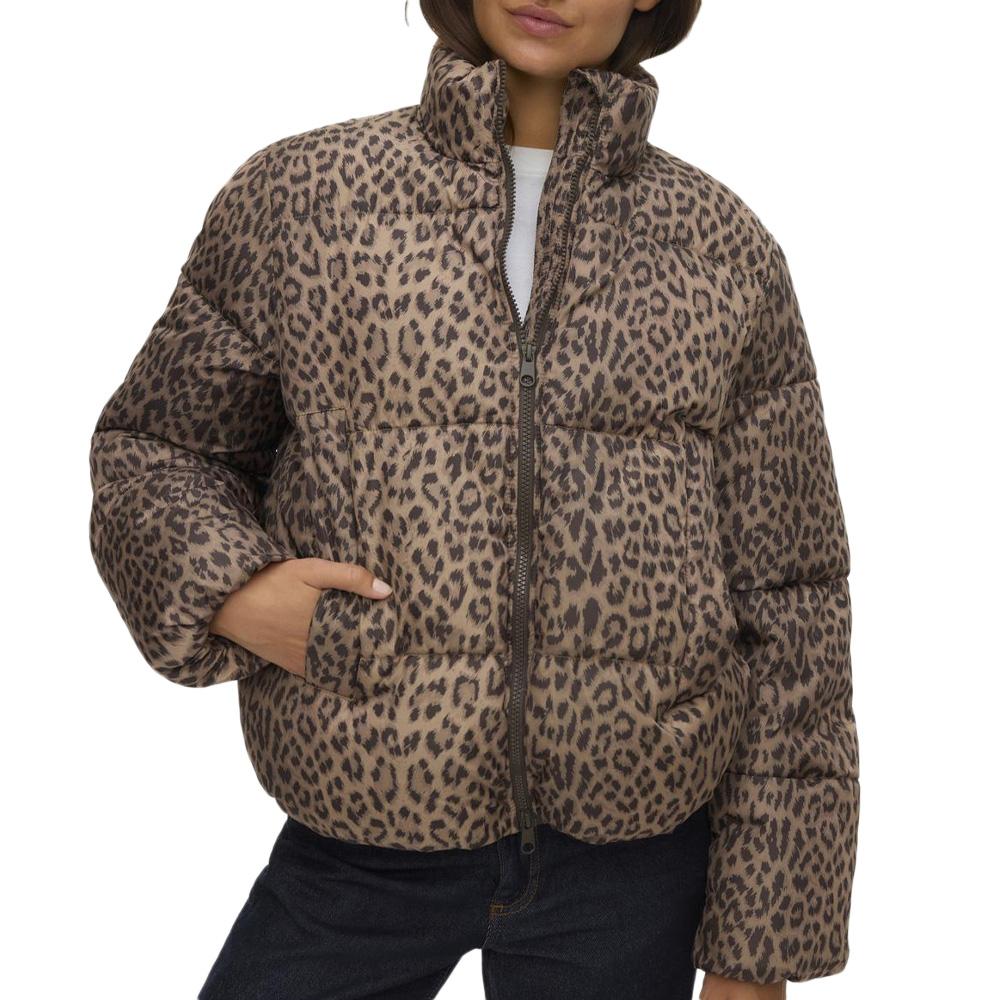 Doudoune Léopard Marron Vero Moda Parda pas cher