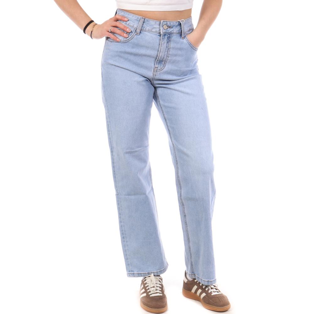 Gerade geschnittene hellblaue Jeans für Frauen Oraije Solange günstig