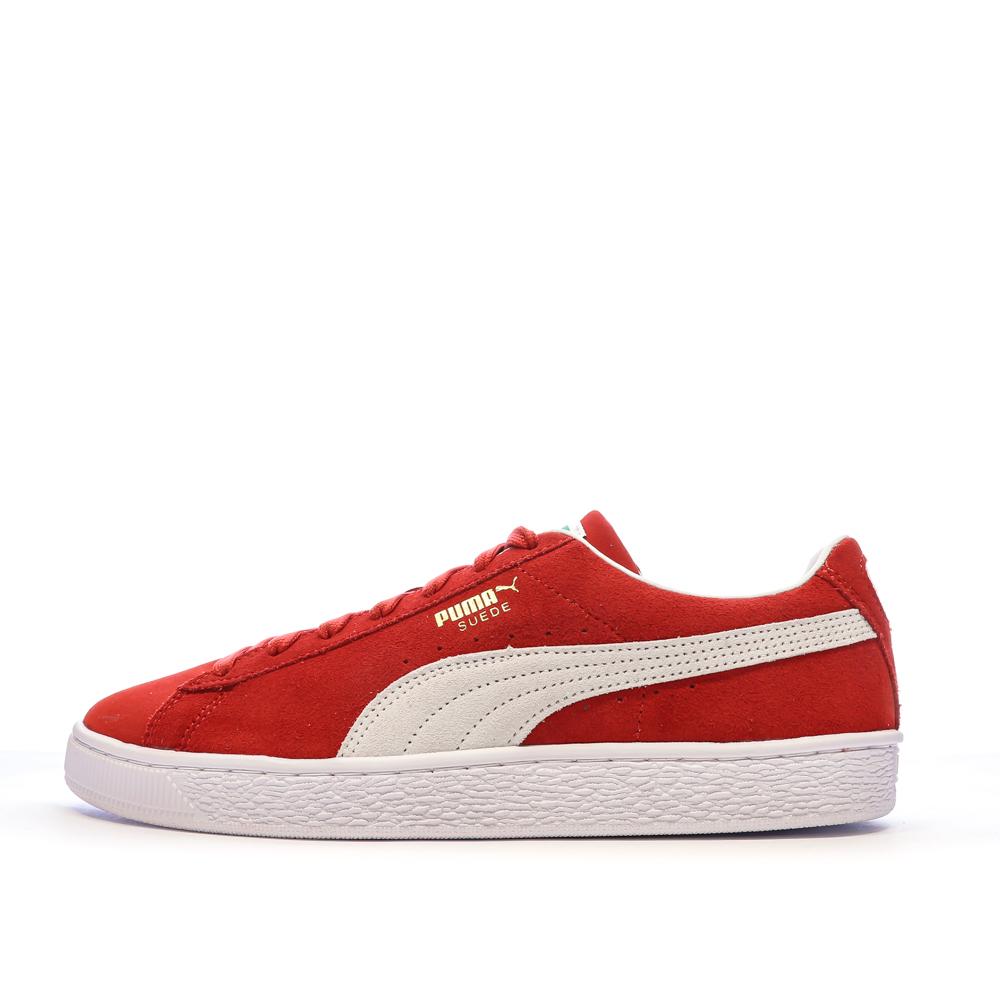 Baskets Rouges Mixte Puma Suede Classic XXL pas cher